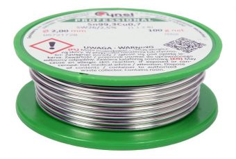 Lead-free solder wire 2mm 100g (76856)
