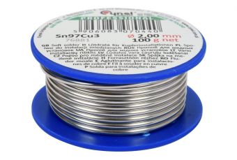 Припой для пайки меди 2мм 100г (76881)