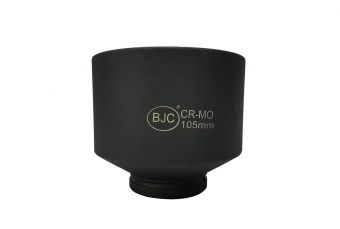 Impact socket. 6-point 1", 105mm, CRV-Mo (M58563)