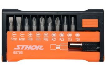 Комплект битов с держателем | 10 шт. (65705)