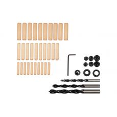 Набор инструментов для дюбельных соединений | 6/8/10 мм | 43 шт. (24080)