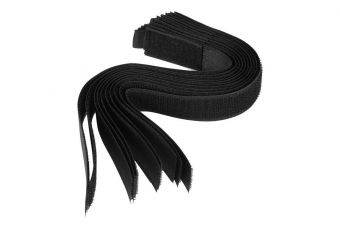 Ремни для проводов на липучке  | черные | 300 мм / 10 шт. (73853)