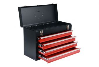 Metāla kaste instrumentiem, tukša, 4 kastes (YT-08874)