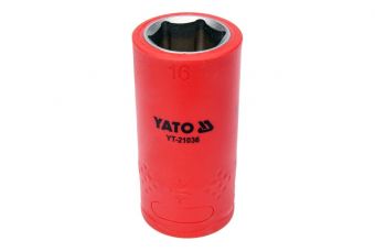 Головка торцевая диэлек. VDE 1/2" 16мм (YT-21036)