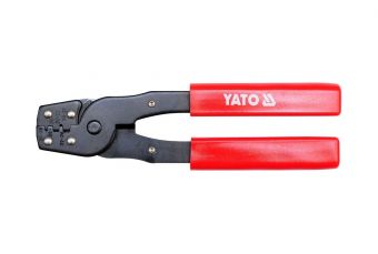 Инструмент для обжима и зачистки проводов 180мм для насадок 3 сортов (YT-2255)