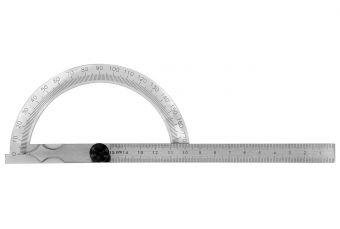 Угломер-транспортир с линейкой | 150x120 мм (YT-72140)