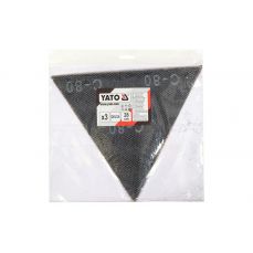 Треугольник абразивный 28 см, 3 шт.,P 80 (YT-846113)