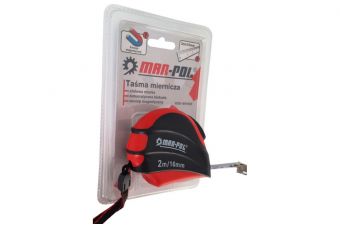 Mērlente ar fiksatoru 2 mx16mm (M51022)
