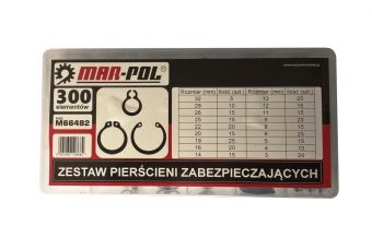 Набор стопорных колец 300 шт. (M66482)