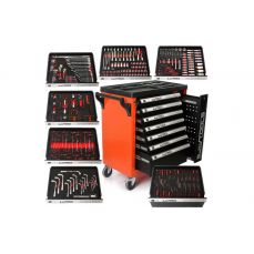 Garažas instrumentu skapis BJC 7 lādes, komplektā 298 gb. instrumentu (M66599)