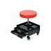 Adjustable shop roller seat stool with 3 drawers (YT-08795)