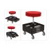 Adjustable shop roller seat stool with 3 drawers (YT-08795)