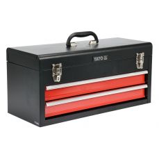 Ящик металлический для инструмента, пустой, 2 ящика (YT-08872)