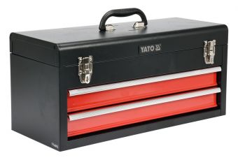 Metāla kaste instrumentiem, tukša, 2 kastes (YT-08872)