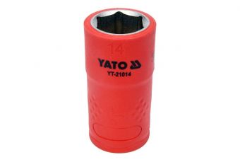 Головка торцевая диэлек. VDE 3/8" 14мм (YT-210114)