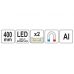 Aluminium digital level 400mm  with vials and magnets (YT-30397)