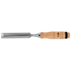 Стамеска полукруглая с деревянной ручкой 19мм (YT-62825)