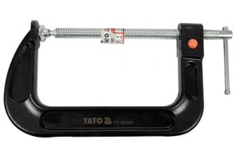 Зажим типа С с быстросъемным винтом 150 х 85 мм / 6 "х 3" (YT-64263)