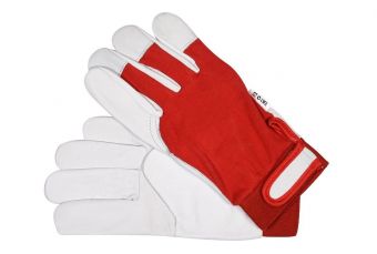 Перчатки мягкая кожа/хлопок Размер 8 (YT-746418)