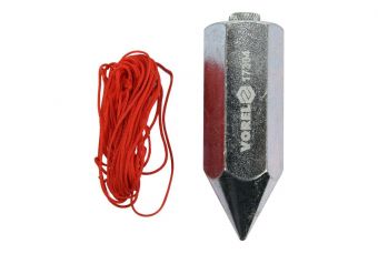 Svārsta tērauda sešstūris ar auklu 300 g / 4,5 m (17304)