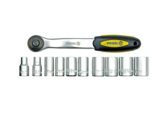 Набор головок | 12,5 мм (1/2") привод | 10 - 24 мм | 19 шт. (58602)