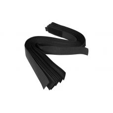Ремни для проводов на липучке | черные | 450 мм / 10 шт. (73855)