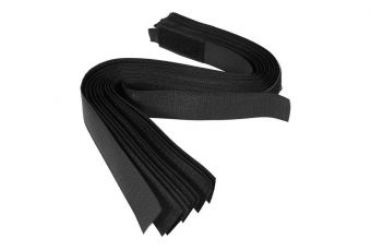 Ремни для проводов на липучке | черные | 450 мм / 10 шт. (73855)