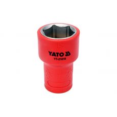 Головка торцевая диэлек. VDE 3/8" 19мм (YT-21019)