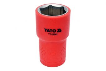 1/2" insulated hexagonal socket size: 21mm vde (YT-21041)