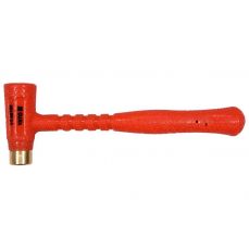 Молоток безинерционный с латунным наконечником 300g, Ø 20mm YATO (YT-46190)