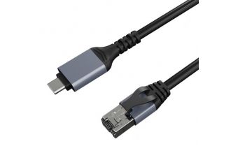 Адаптерный кабель CAT6 UTP, USB Type-C на RJ45, 15м (CA914968)