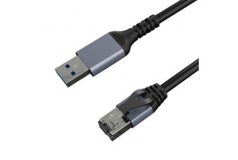 Адаптерный кабель CAT6 UTP, USB3.0 Type-A - RJ45, 1м (CA914975)