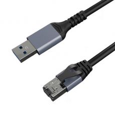Кабель-адаптер CAT6 UTP, USB3.0 Type-A на RJ45, 5м (CA915002)