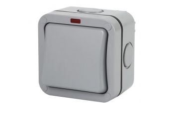Всепогодный выключатель, 1 проход, IP66, EU (EL240258)