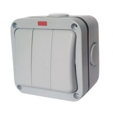 Всепогодный выключатель, 3 группы, IP66, EU (EL240272)