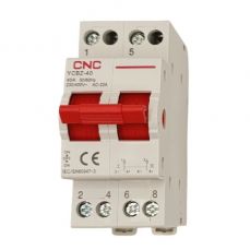 Modulārais slēdzis CNC YCBZ-40, 2P, 40A, 1-0-2 (EL240364)