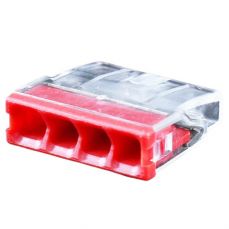 Коннектор для сращивания, 4x 0.5-2.5мм2, 24A, 450V, 100шт (EL240418)