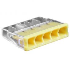 Universāls vadu savienotājs, 5x 0,5-2,5mm², 24A, 450V, 100 gab. (EL240425)