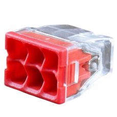 Universāls vadu savienotājs, 6x 0,5-2,5mm², 24A, 450V, 100 gab. (EL240432)