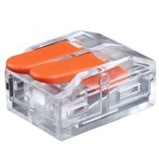 Коннектор для сращивания с рычагом, 2x 0,5-6,0 мм2, 41A, 450 В, 20 шт (EL240449)