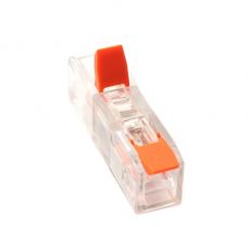 Universāls krimpisks savienotājs, taisns 1-1, 0,2-4,0 mm², 32A, 450 V, 100 gab. (EL240487)