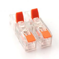 Коннектор для сращивания, рядный с рычагом, 2-2, 0,2-4,0 мм2, 32A, 450 В, 20 шт (EL240494)