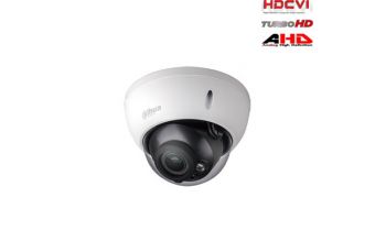 HD-CVI, TVI, AHD, CVBS dome kamera 2MP ar IR līdz 30 m. 1/2,7\" 2,7-12 mm objektīvs, IP67, IK10 (HDBW1200RP-Z)