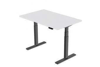 Регулируемый по высоте стол, 139см x 68см белого цвета (HS081904)