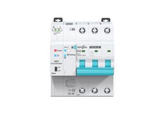 TUYA smart 3-pin automātiskais drošinātājs - pick, Wi-Fi, 63A (HS082000)