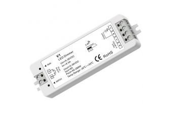 V1 контроллер для светодиодных лент, 5-36V, 1x 8A, Push-Dimm (HS083038)