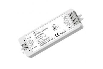 V2 контроллер для светодиодных лент, 12-24V, 2x5A (HS083076)