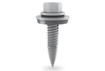 Self-tapping screw 6x25mm, stainless steel with EPDM, for PV panels mounting, 100pcs (NV820931)
