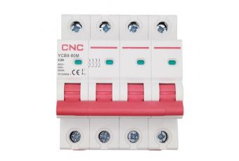 Automātiskais slēdzis, 4P, 20A, C klase, 6kA (NV821600)