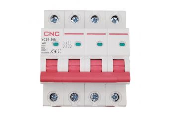 Automātiskais slēdzis, 4P, 25A, C klase, 6kA (NV821617)